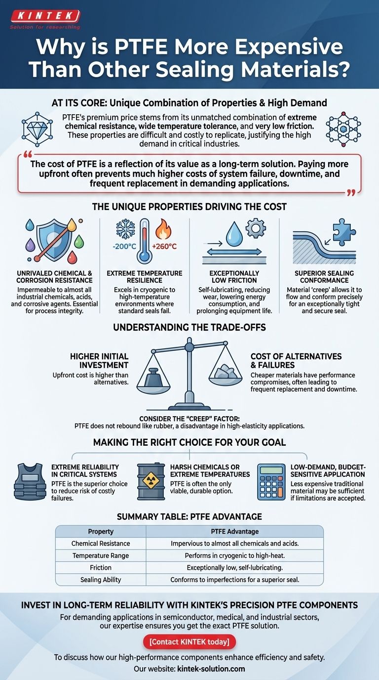 为什么 PTFE 比其他密封材料更昂贵？卓越的性能证明了其成本的合理性 图解指南