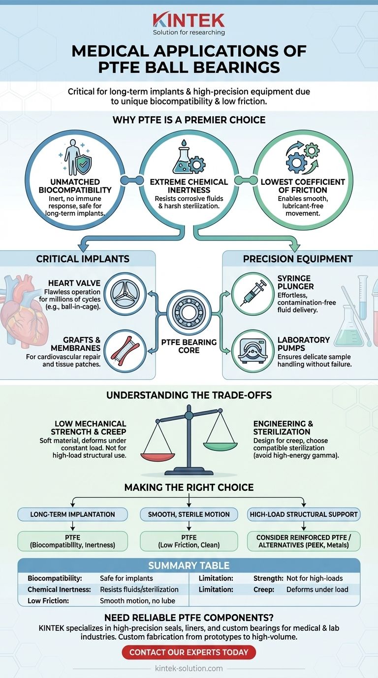 What medical applications utilize PTFE ball bearings? Precision & Safety for Implants and Equipment Visual Guide