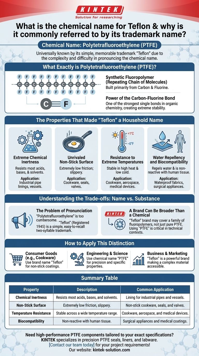 테플론의 화학명은 무엇인가요? PTFE의 다재다능한 특성 살펴보기 시각적 가이드