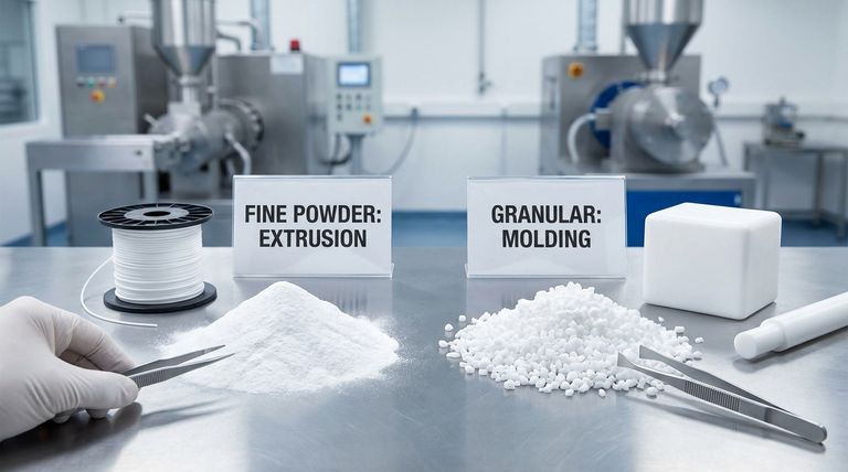 미세 분말 PTFE와 과립형 PTFE는 어떻게 다릅니까? 귀하의 공정에 적합한 재료를 선택하십시오