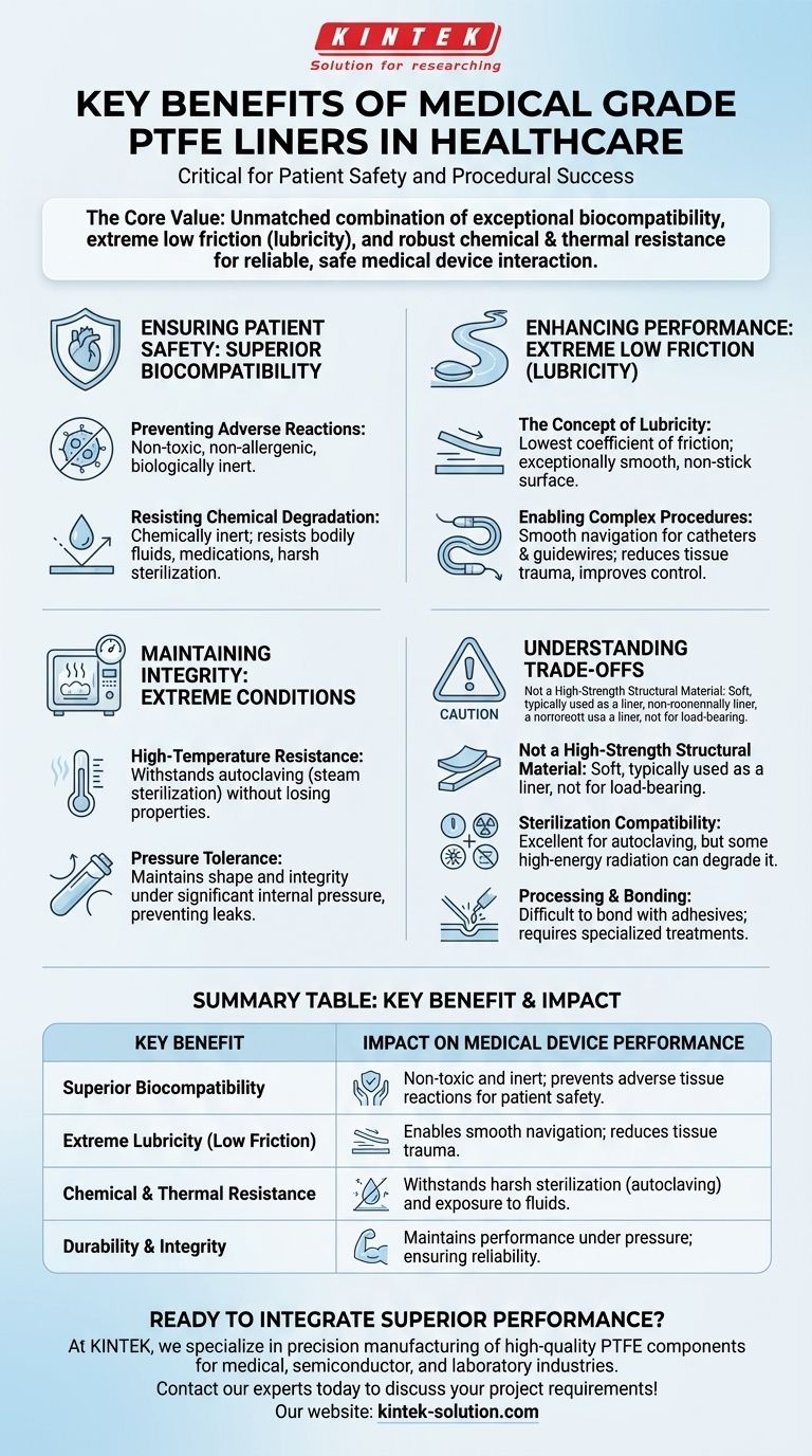 의료용 PTFE 라이너의 주요 이점은 무엇입니까? 환자 안전 및 장치 성능 향상 시각적 가이드