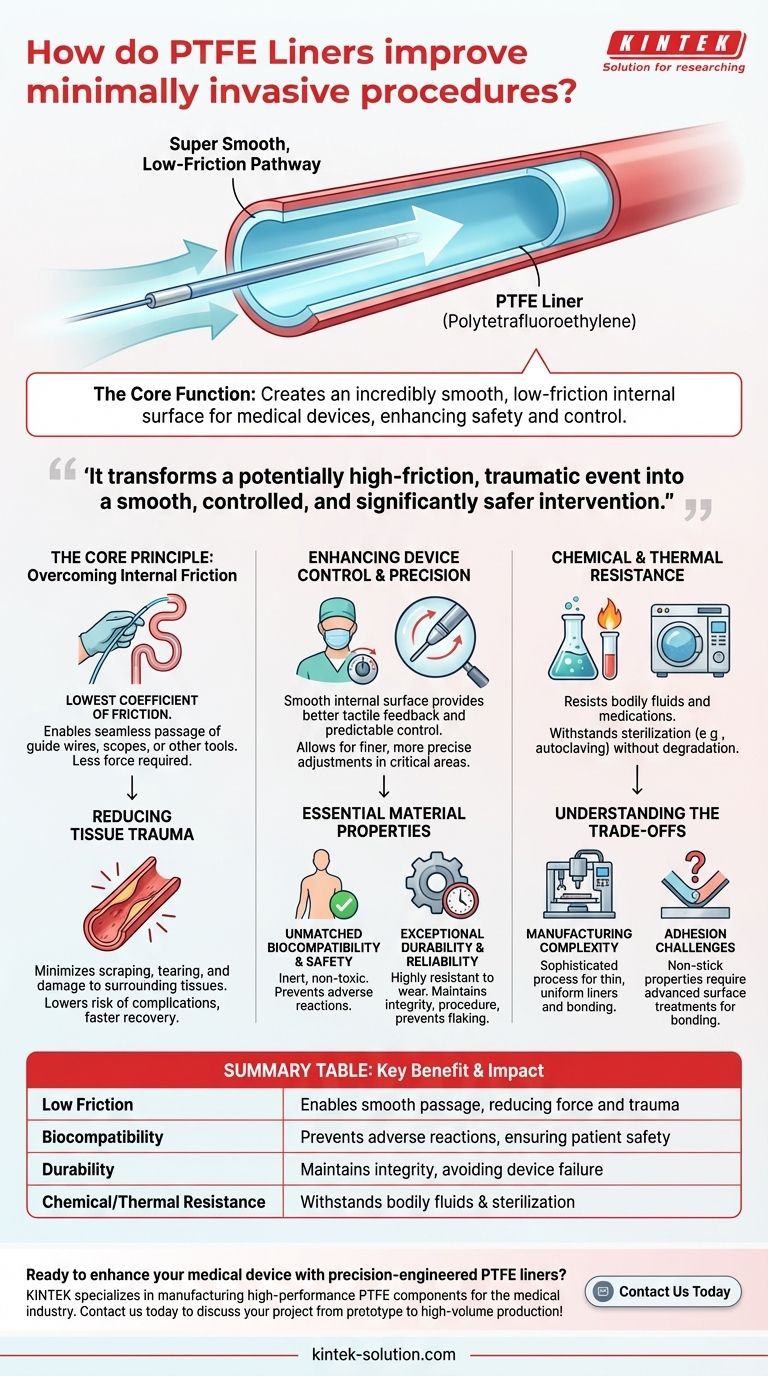PTFE 라이너는 최소 침습 시술을 어떻게 개선합니까? 환자 안전 및 수술 정밀도 향상 시각적 가이드