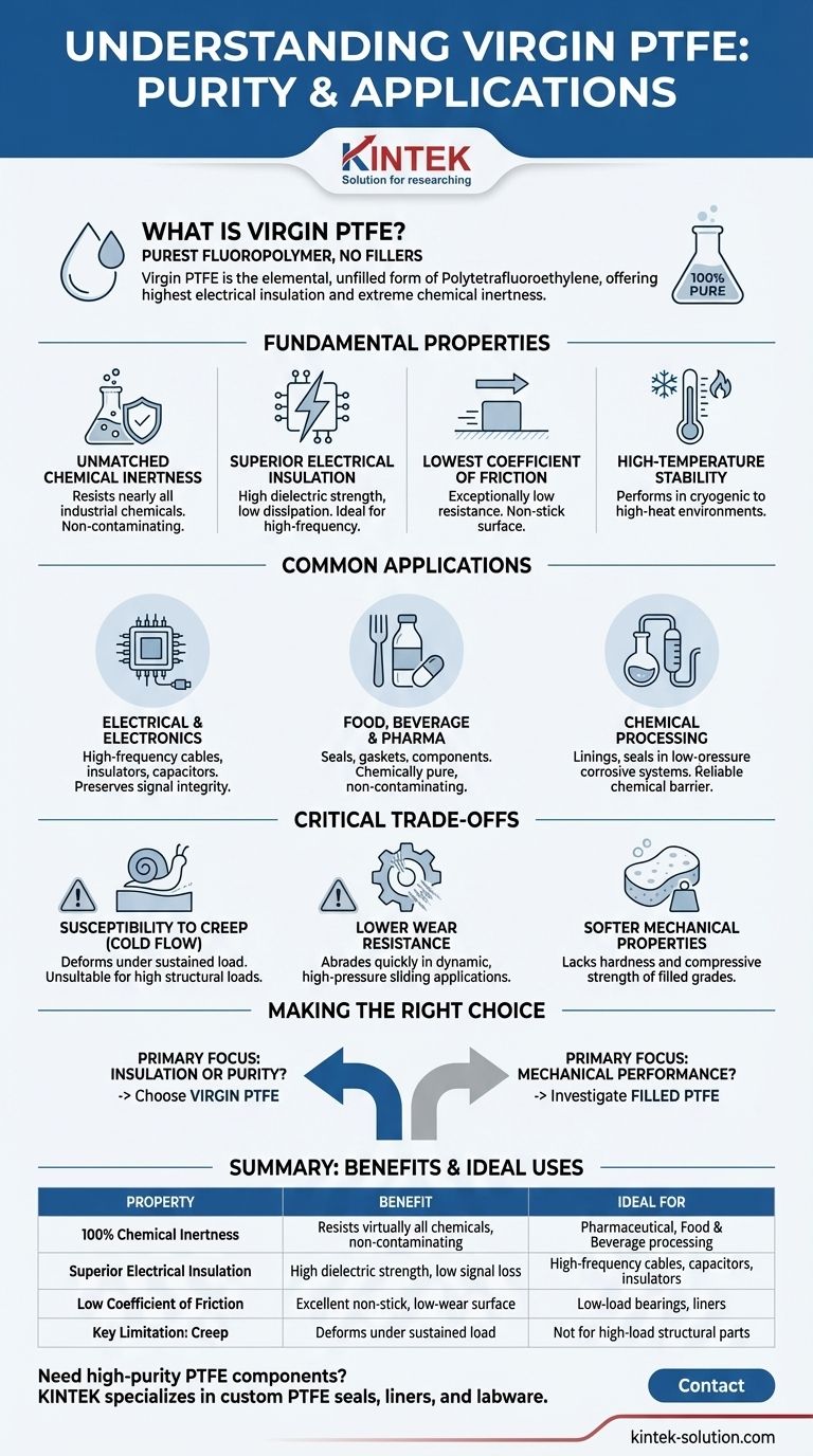 버진 PTFE란 무엇이며 일반적인 용도는 무엇입니까? 순수한 성능의 힘을 활용하십시오 시각적 가이드