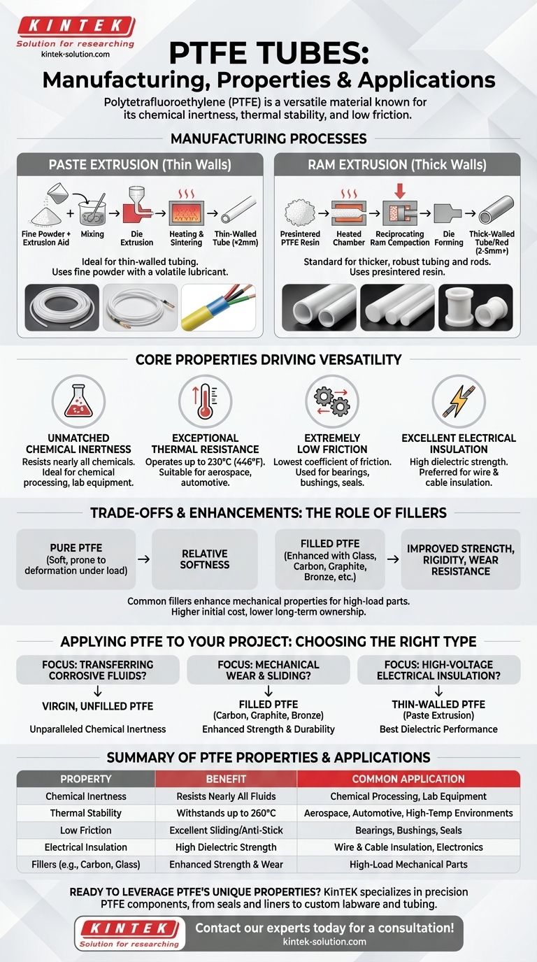 PTFE 튜브는 어떻게 제조되며 용도는 무엇인가요? 고성능 튜빙 솔루션 가이드 시각적 가이드