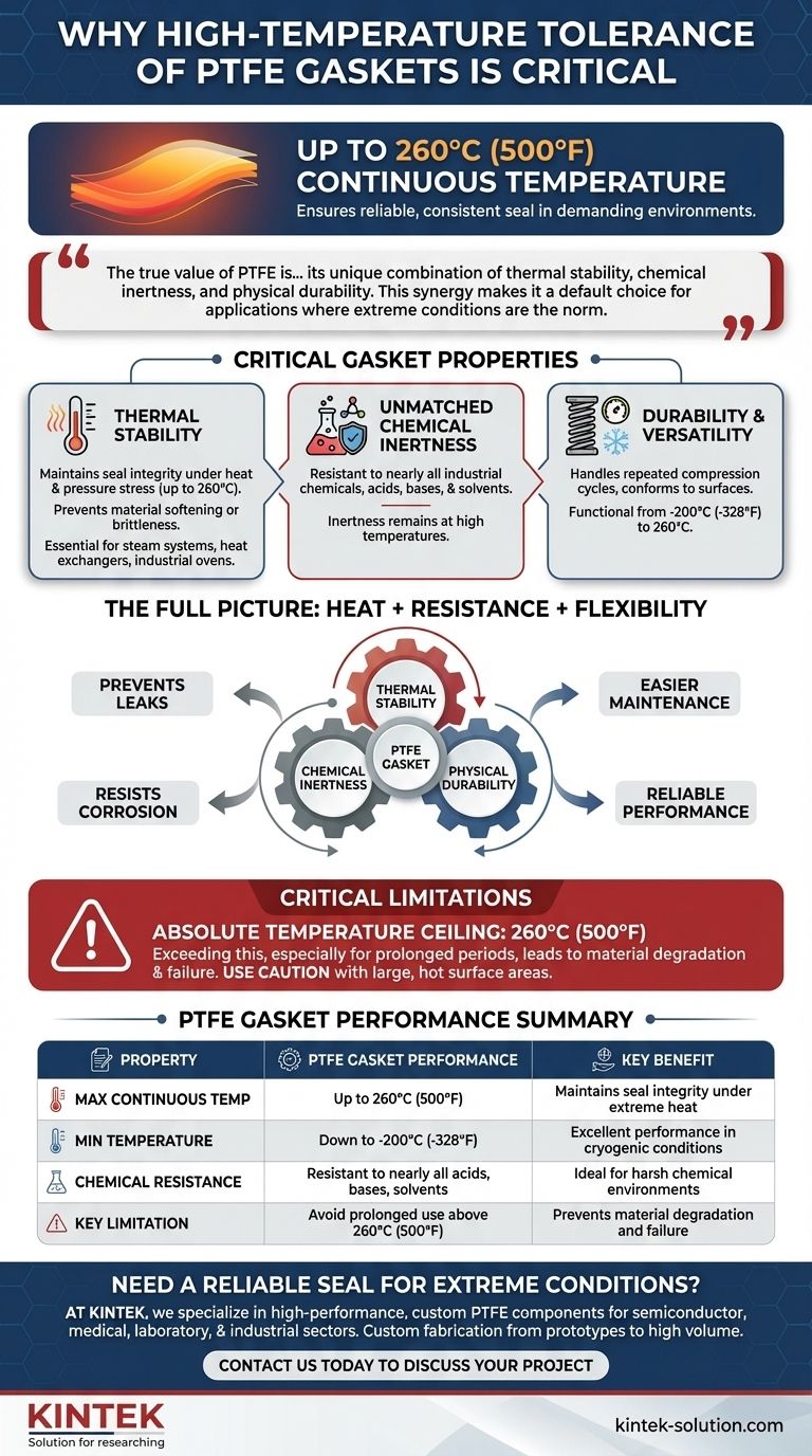 PTFE 개스킷의 내열성이 중요한 이유는 무엇입니까? 극한의 열에서도 안정적인 밀봉을 보장합니다. 시각적 가이드