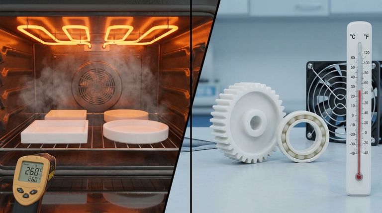 Welche Betriebstemperaturbereiche haben PTFE und Nylon? Wählen Sie den richtigen Kunststoff für extreme oder moderate Hitze