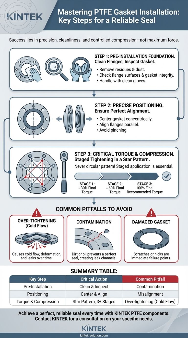 Quelles sont les étapes clés pour installer correctement les joints en PTFE ? Assurez une étanchéité sans fuite grâce à notre guide d'expert. Guide Visuel