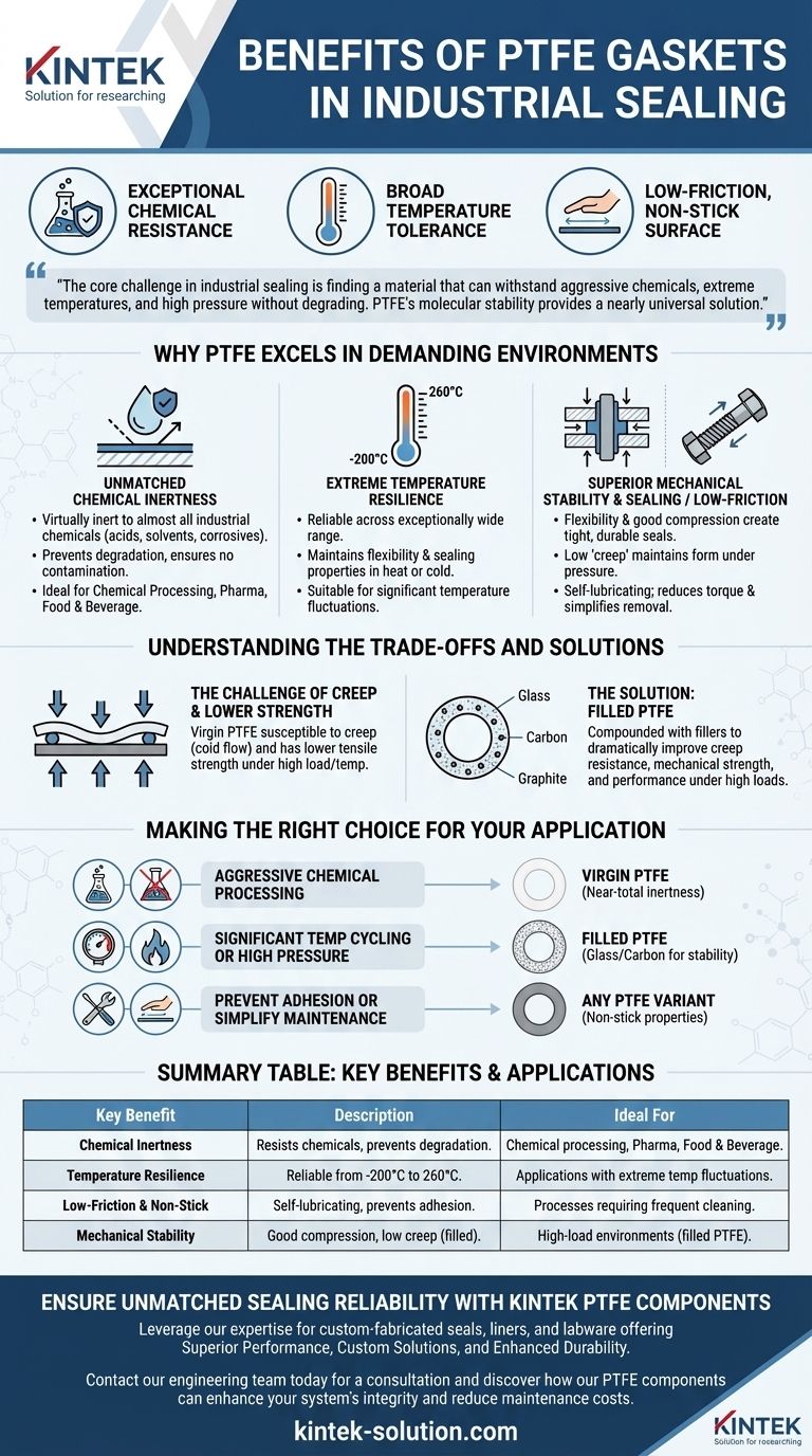 산업용 씰링 응용 분야에서 PTFE 개스킷을 사용할 때의 이점은 무엇입니까? 가혹한 환경에서 누출 없는 성능 달성 시각적 가이드