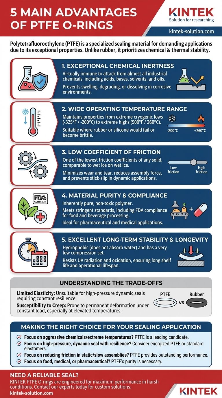 PTFE O型圈的五大主要优势是什么？在恶劣环境下的卓越密封性 图解指南