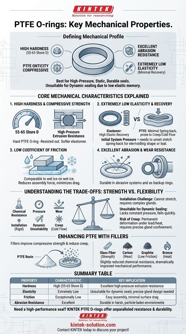 PTFE O-링을 구별하는 기계적 특성은 무엇인가요? 극한 조건에서의 마스터 씰링 시각적 가이드