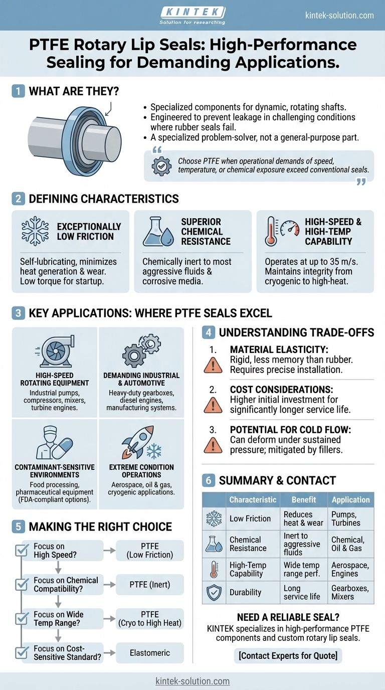 PTFE 로터리 립 씰이란 무엇이며 어떤 용도로 사용됩니까? 고성능 씰링 솔루션 시각적 가이드