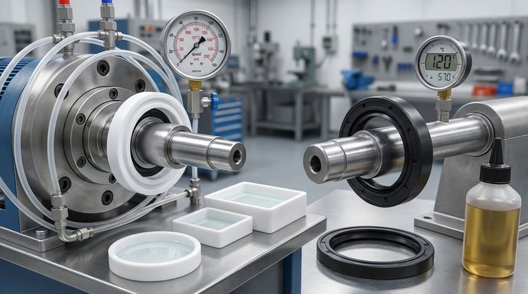 PTFE 립 씰과 엘라스토머 고무 립 씰의 주요 차이점은 무엇인가요? 극한 환경을 위한 가이드