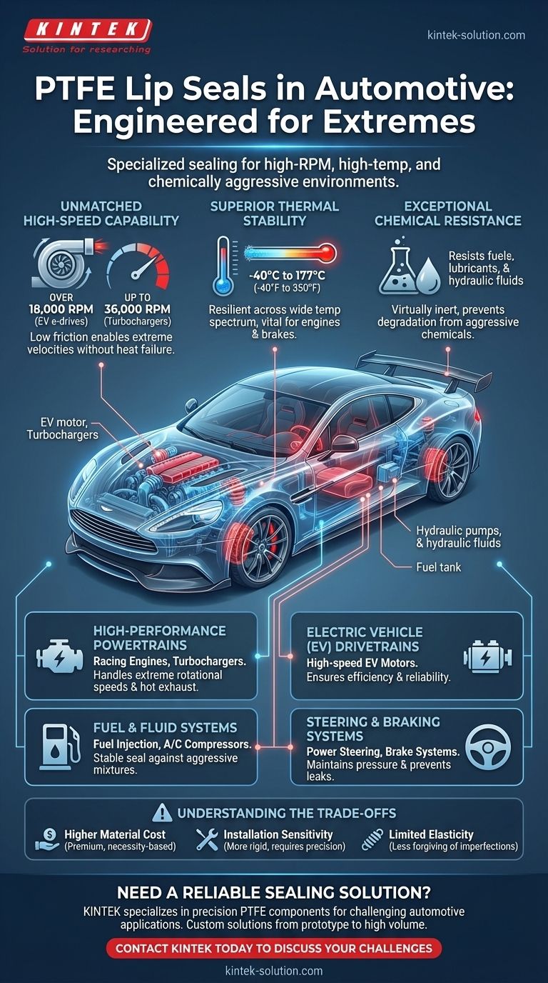 PTFE 립 씰은 자동차 응용 분야에서 어떻게 활용됩니까? 극한의 성능 밀봉을 위한 가이드 시각적 가이드