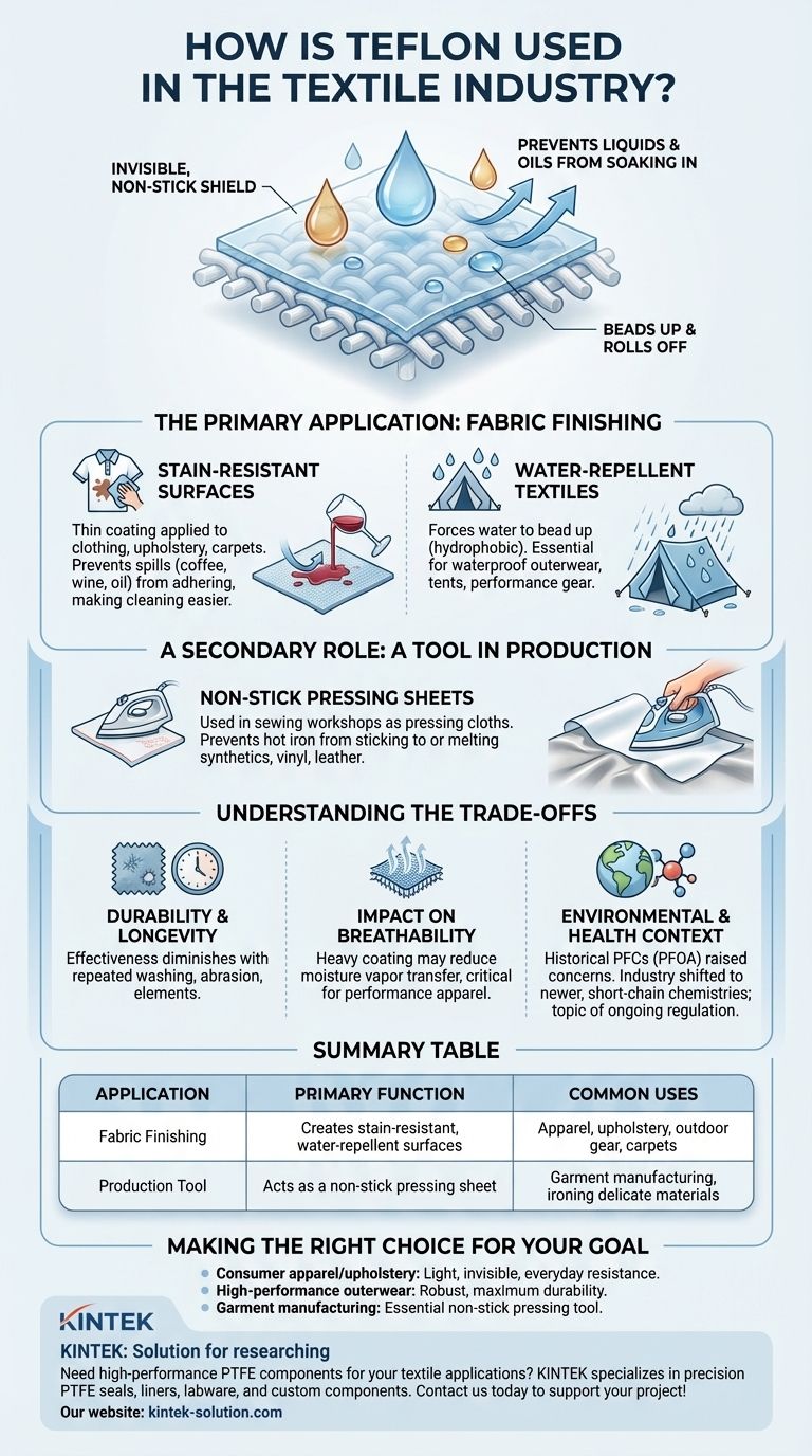 特氟龙（Teflon）在纺织工业中是如何使用的？制造抗污、防水面料 图解指南