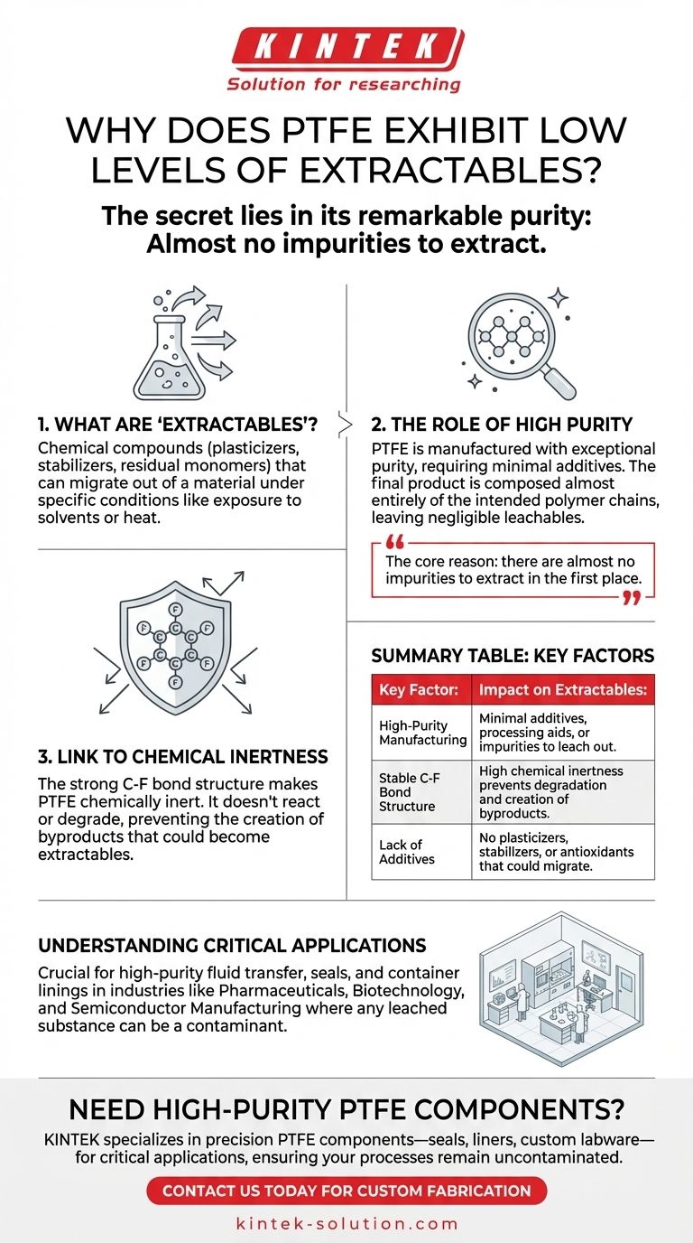 Warum weist PTFE geringe Mengen an extrahierbaren Substanzen auf? Der Schlüssel zu hochreiner Leistung Visuelle Anleitung