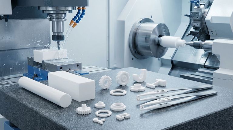 Que processos de produção são utilizados para fabricar componentes de PTFE de precisão? Um guia para usinagem CNC e mais