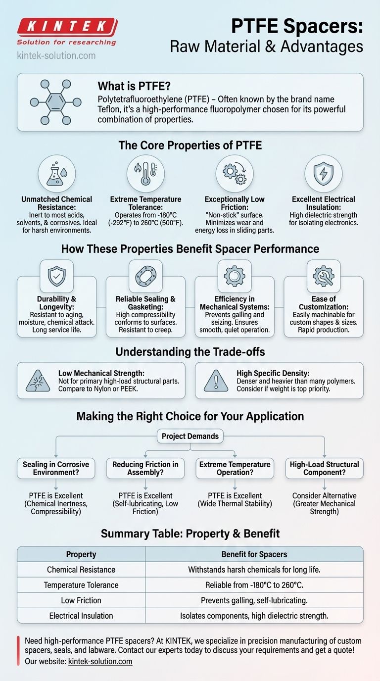 PTFE 스페이서 제조에 사용되는 원료는 무엇입니까? 고성능 부품을 위한 테프론의 힘을 발견하십시오 시각적 가이드