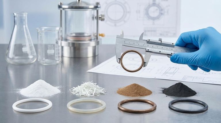 PTFE O型圈可以用哪些材料生产？从纯PTFE到增强复合材料