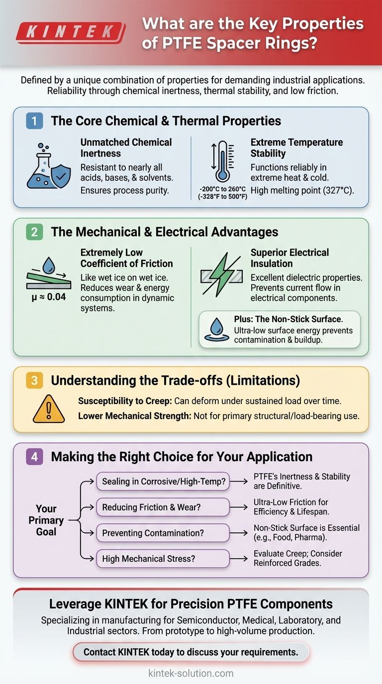 PTFE 스페이서 링의 주요 특성은 무엇입니까? 까다로운 환경에서 뛰어난 성능을 발휘하세요 시각적 가이드