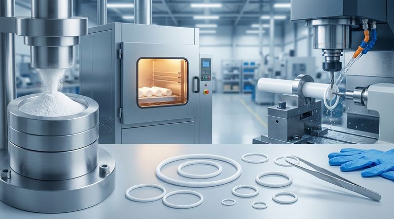 작업 공정은 PTFE 테프론 O-링에 어떤 영향을 미칩니까? 이는 씰링 성능 및 수명을 결정합니다.