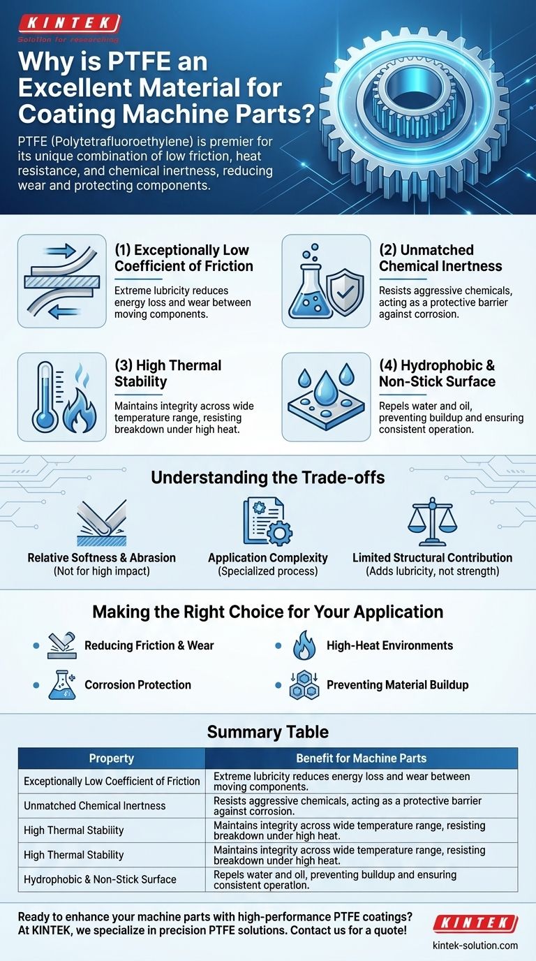 기계 부품 코팅에 PTFE가 탁월한 재료인 이유는 무엇입니까? 탁월한 성능과 내구성 확보 시각적 가이드