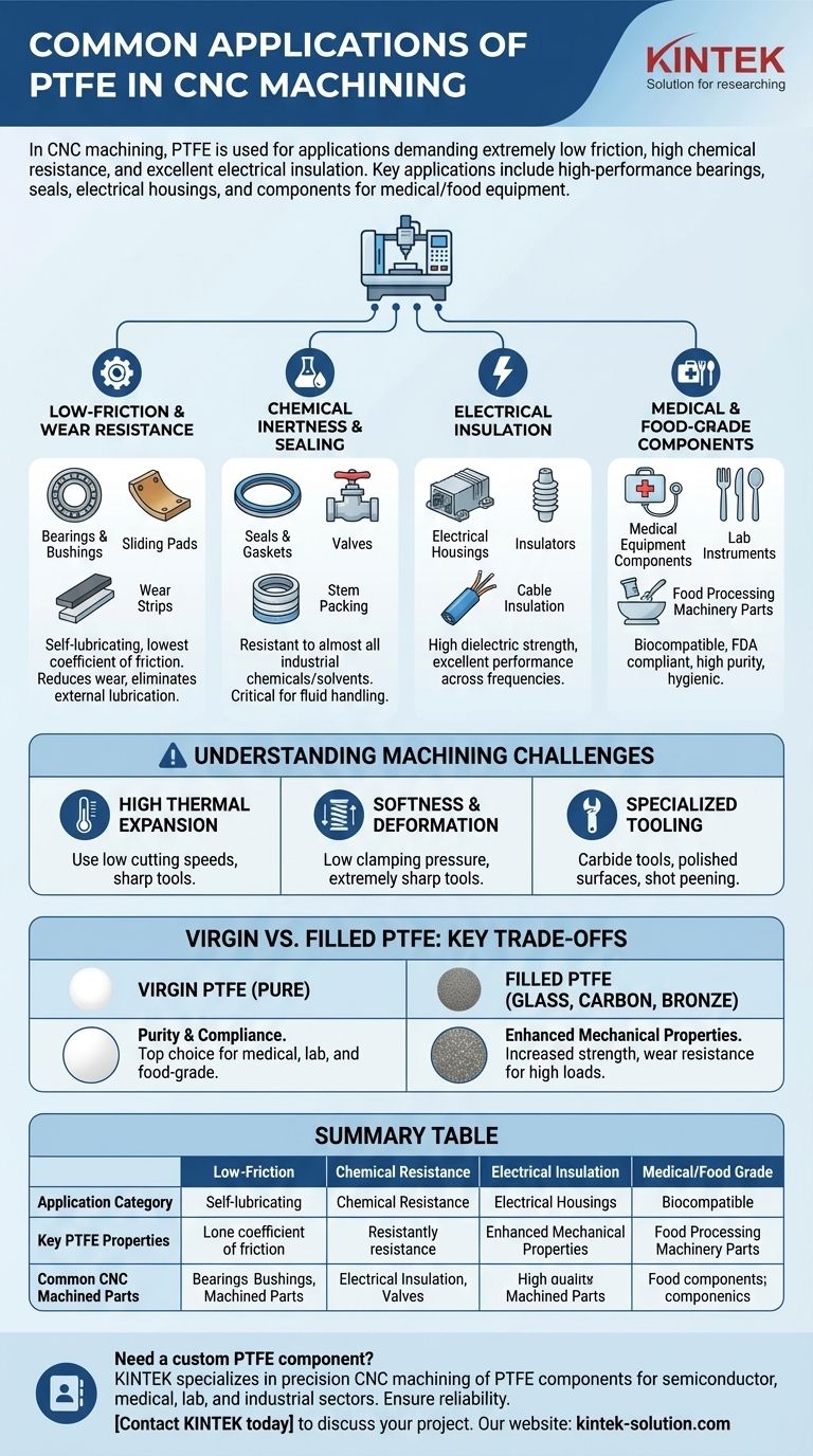 CNC 가공에서 PTFE의 일반적인 응용 분야는 무엇입니까? 까다로운 산업 분야에서 뛰어난 성능 달성 시각적 가이드