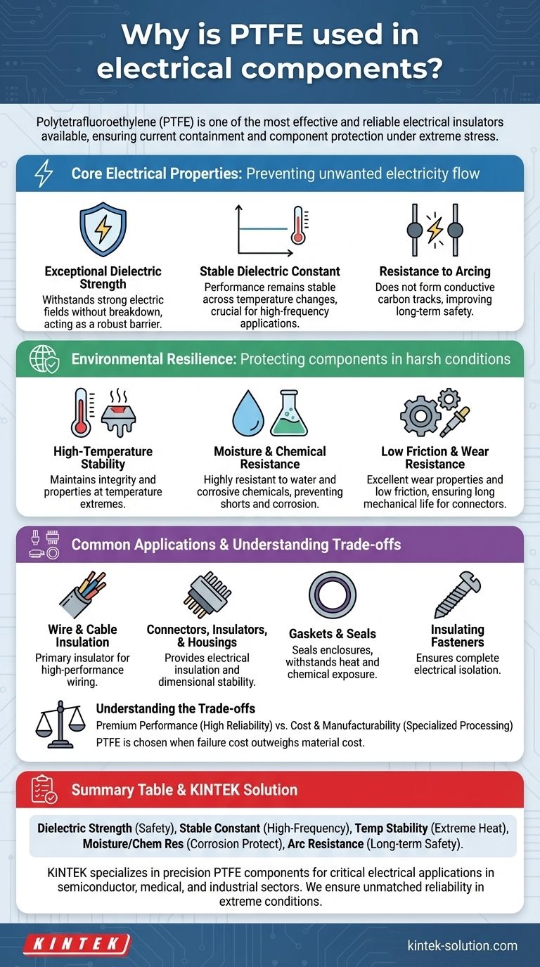 Pourquoi le PTFE est-il utilisé dans les composants électriques ? Isolation inégalée pour les environnements extrêmes Guide Visuel