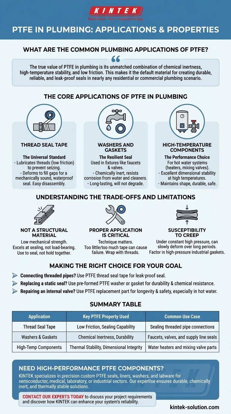 Quali sono le applicazioni idrauliche comuni del PTFE? Garantire guarnizioni a tenuta stagna e durevoli Guida Visiva