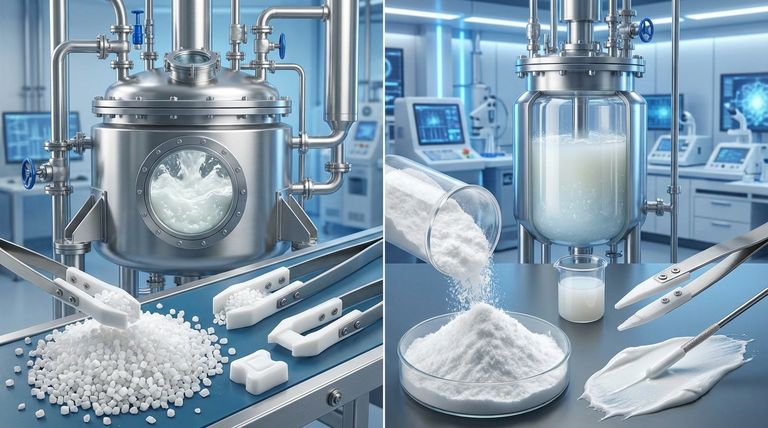 PTFE를 생산하는 두 가지 주요 방법은 무엇입니까? 과립형 및 분산형 PTFE 가이드