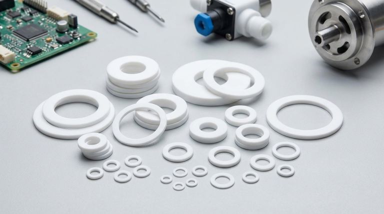 PTFE 와셔에 사용 가능한 크기 및 두께 범위는 어떻게 되나요? 귀하의 애플리케이션에 맞는 완벽한 제품을 찾아보세요