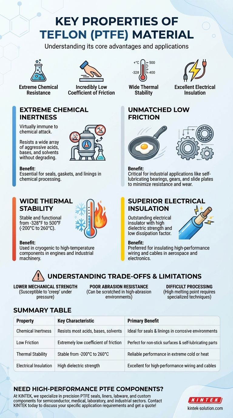 Quali sono le proprietà chiave del materiale Teflon? Resistenza chimica e termica senza pari Guida Visiva