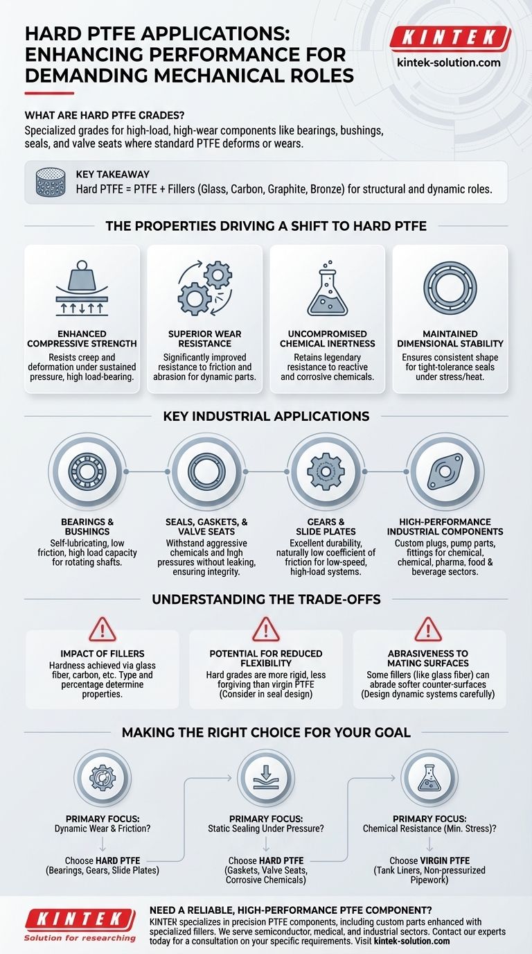 경질 PTFE 등급의 일반적인 응용 분야는 무엇입니까? 고부하, 고마모 엔지니어링 과제 해결 시각적 가이드
