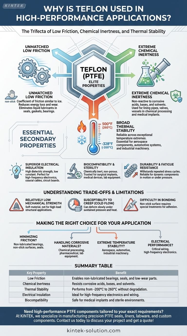 テフロンは高性能用途にどのような理由で使われるのですか？比類のない低摩擦と耐薬品性 ビジュアルガイド