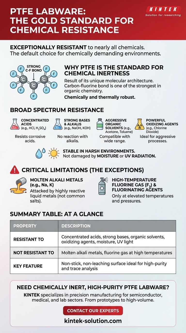 PTFEラボウェアの耐薬品性はどのようなものですか？不活性ラボウェアの決定版ガイド ビジュアルガイド
