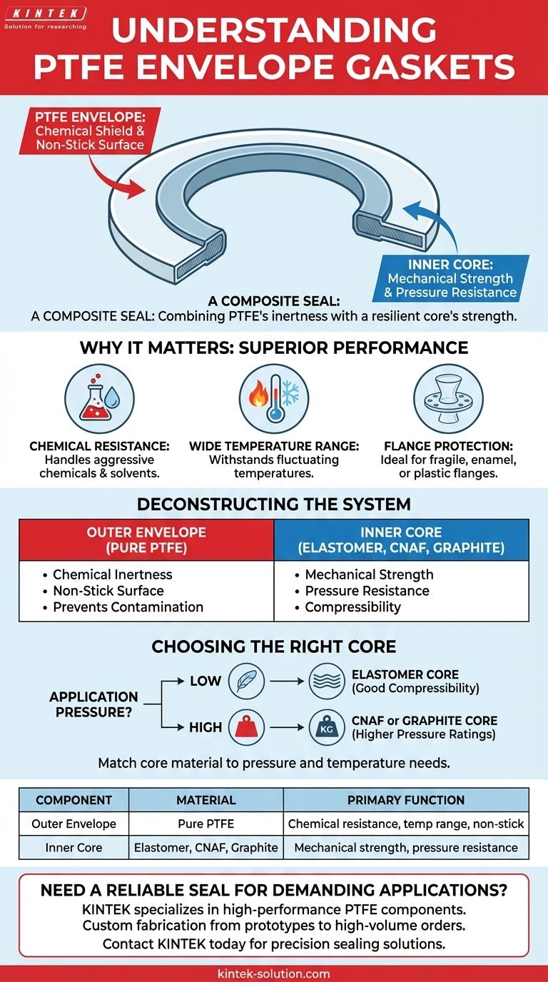 PTFE 엔벨로프 개스킷은 어떤 재료로 만들어집니까? 복합 구조에 대한 안내 시각적 가이드