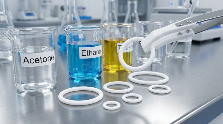 Какие растворители обладают высокой стойкостью к уплотнительным кольцам с тефлоновой оболочкой? Узнайте об их превосходной химической стойкости