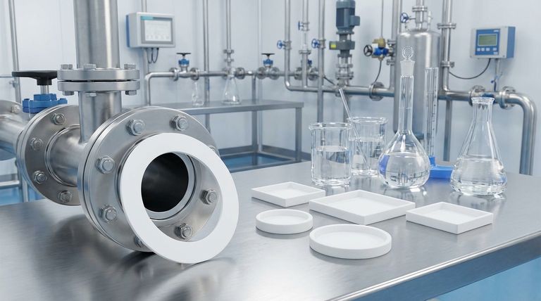 PTFE 엔벨로프 개스킷의 장점은 무엇입니까? 우수한 화학적 밀봉 및 순도 달성