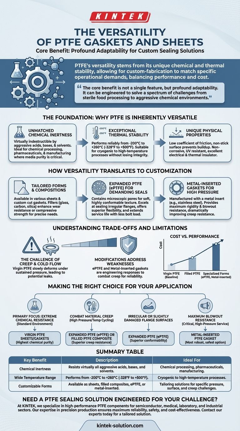 PTFE 개스킷 및 시트의 다용성은 사용자에게 어떤 이점을 제공합니까? 모든 응용 분야에 완벽한 씰링 달성 시각적 가이드
