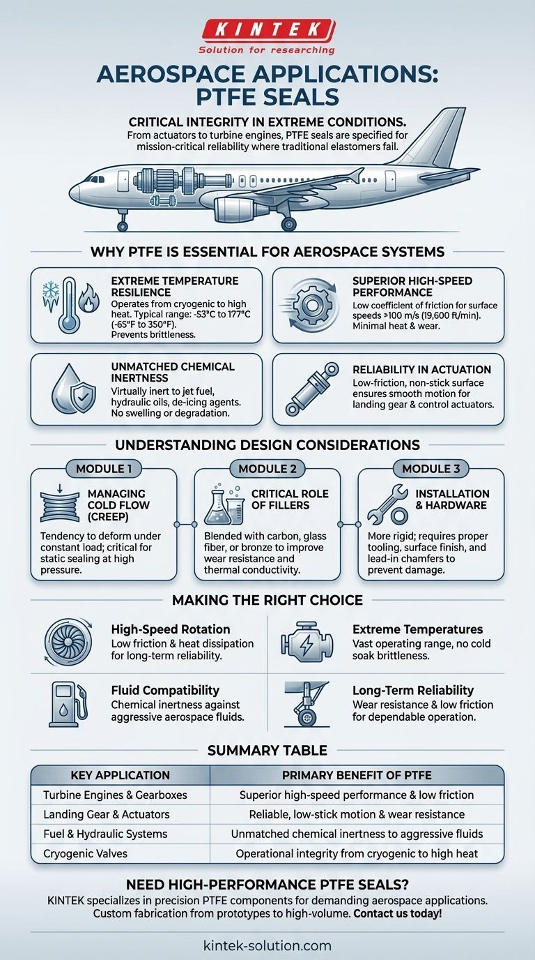 PTFE 씰은 어떤 항공우주 분야에 사용됩니까? 극한 조건에서 신뢰성 보장 시각적 가이드