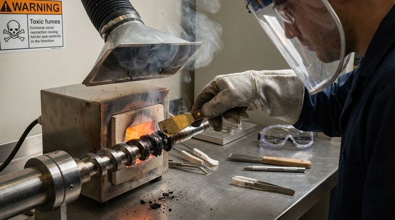 테플론 잔여물 제거를 위한 고온 분해법이란 무엇인가요? 고위험, 고효율 제거 가이드