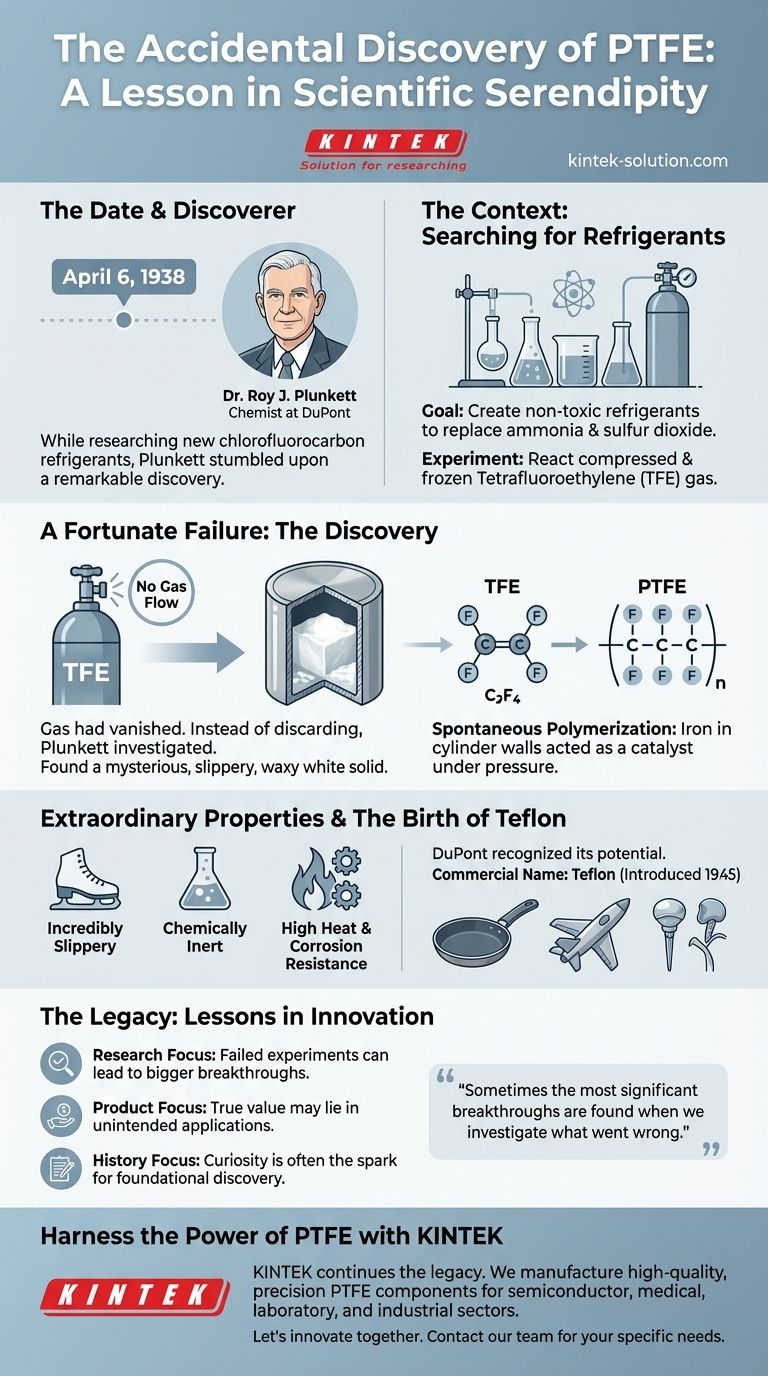 PTFEはいつ、誰によって発見されたのか？偶然のイノベーションの物語 ビジュアルガイド