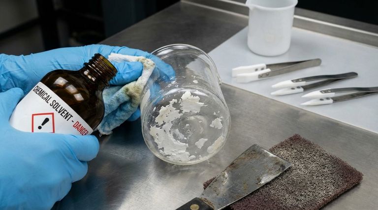 What chemical solvents can be used to clean Teflon residue? The Safer, More Effective Alternatives