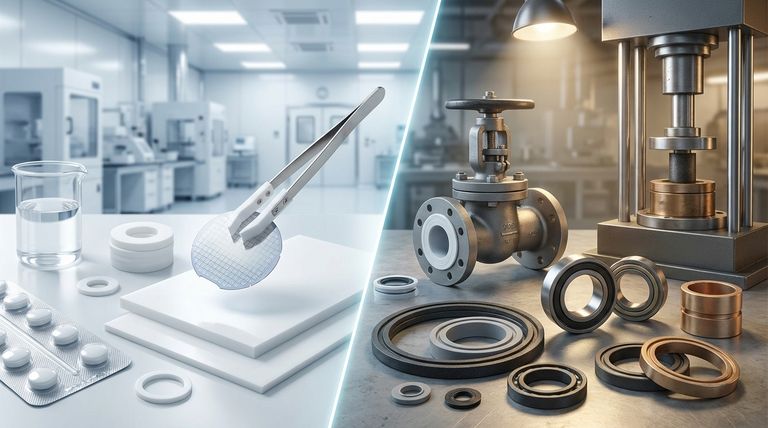 ما هي الاختلافات بين صفائح PTFE البكر والصفائح المملوءة؟ النقاء مقابل القوة لتطبيقك