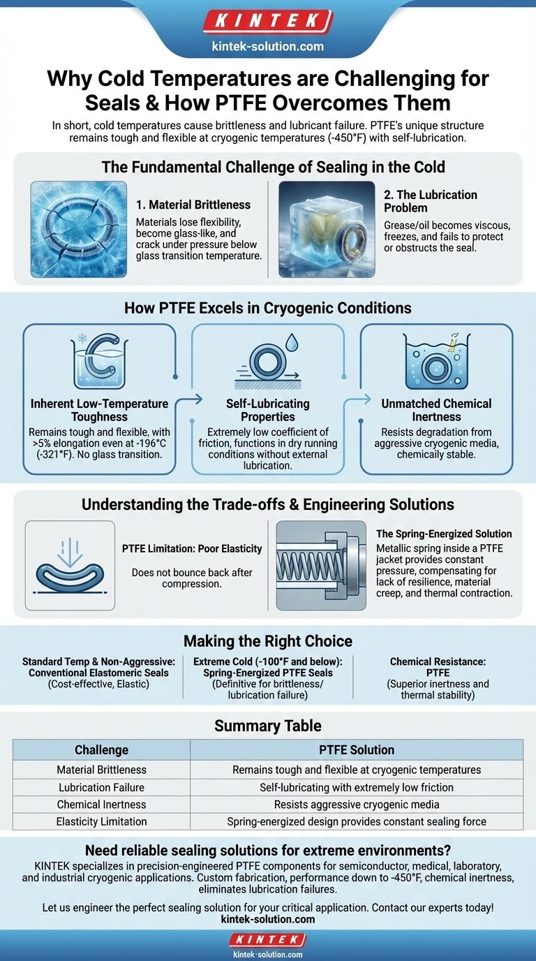 低温对密封件的挑战是什么？PTFE如何克服这些挑战？掌握深冷密封技术 图解指南