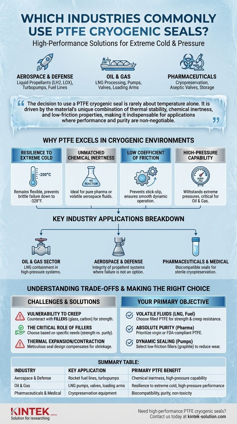 PTFE 극저온 씰은 일반적으로 어떤 산업에서 사용됩니까? 항공우주, 석유 및 가스, 제약 분야에 필수적입니다. 시각적 가이드