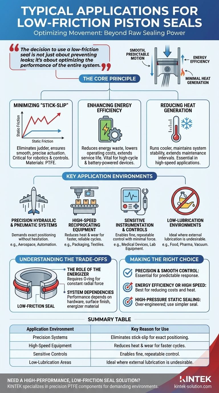 저마찰 피스톤 씰의 일반적인 응용 분야는 무엇입니까? 부드러운 움직임과 효율성을 최적화하십시오. 시각적 가이드