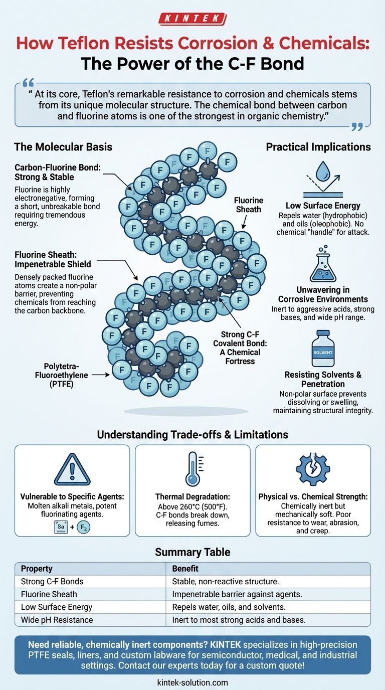 테플론은 어떻게 부식과 화학 물질에 저항합니까? 분자 보호막의 비밀을 밝혀보세요 시각적 가이드