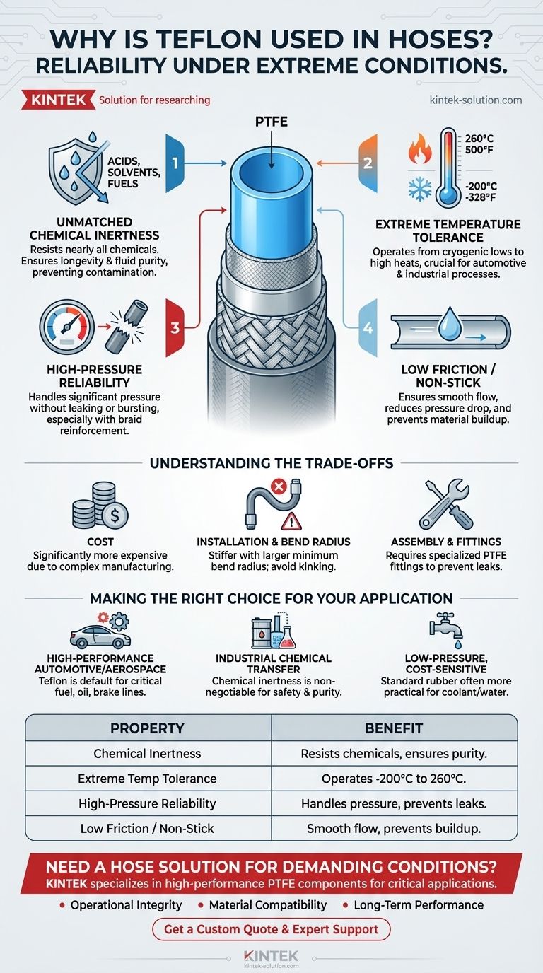 테플론을 호스에 사용하는 이유는 무엇입니까? 극한 조건에서 타의 추종을 불허하는 신뢰성 보장 시각적 가이드
