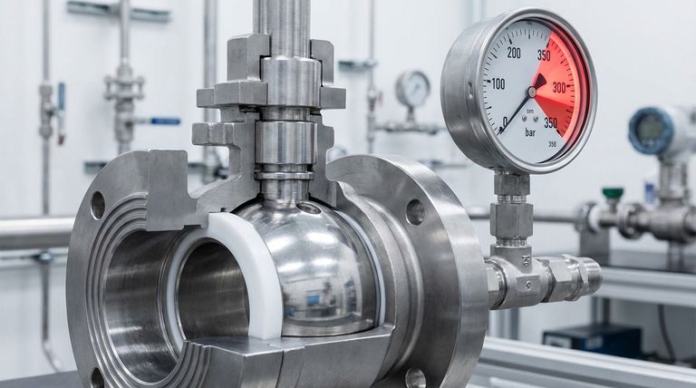 PTFE 볼 밸브 시트의 압력 제한은 얼마입니까? 밸브 크기의 중요한 역할 이해하기