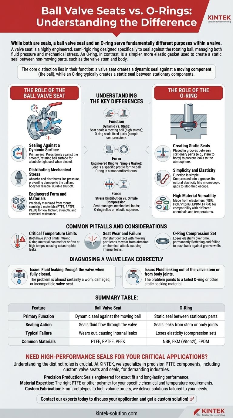 볼 밸브 시트와 O-링의 차이점은 무엇입니까? 안정적인 성능을 위한 마스터 밸브 씰링 시각적 가이드